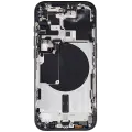 Back Housing W/ Small Pre-Installed Compatible For iPhone 15 Pro (US Version) (Used OEM Pull: Grade A) (Blue Titanium)