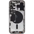 Back Housing W/ Small Pre-Installed Compatible For iPhone 15 Pro (US Version) (Used OEM Pull: Grade A) (Natural Titanium)