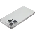 Back Housing W/ Small Pre-Installed Compatible For iPhone 15 Pro (US Version) (Used OEM Pull: Grade A) (White Titanium)