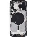 Back Housing W/ Small Pre-Installed Compatible For iPhone 15 Pro Max (US Version) (Used OEM Pull: Grade A) (Blue Titanium)