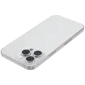Back Housing W/ Small Pre-Installed Compatible For iPhone 15 Pro Max (US Version) (Used OEM Pull: Grade A) (White Titanium)