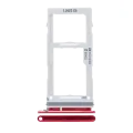 Dual Sim Card Tray Compatible For Samsung Galaxy S10 / S10 Plus (Cardinal Red)