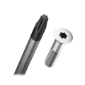Kraftform Precision Torx screwdriver With Screw Hold Function For Electronics TX9 X 40 MM (2067) (Wera) 