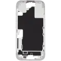 Mid-Frame Housing With Power And Volume Button Compatible For iPhone 16 (US Version) (Used OEM Pull: Grade A) (White)