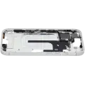 Mid-Frame Housing With Power And Volume Button Compatible For iPhone 16 (US Version) (Used OEM Pull: Grade A) (White)