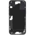 Mid-Frame Housing With Power And Volume Button Compatible For iPhone 16 Plus (US Version) (Used OEM Pull: Grade A) (Black)