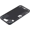 Mid-Frame Housing With Power And Volume Button Compatible For iPhone 16 Plus (US Version) (Used OEM Pull: Grade A) (Black)