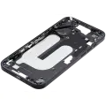 Mid-Frame Housing With Power And Volume Button Compatible For iPhone 16 Plus (US Version) (Used OEM Pull: Grade A) (Black)
