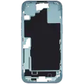 Mid-Frame Housing With Power And Volume Button Compatible For iPhone 16 Plus (US Version) (Used OEM Pull: Grade A) (Teal)