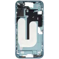 Mid-Frame Housing With Power And Volume Button Compatible For iPhone 16 Plus (US Version) (Used OEM Pull: Grade A) (Teal)
