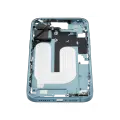 Mid-Frame Housing With Power And Volume Button Compatible For iPhone 16 Plus (US Version) (Used OEM Pull: Grade A) (Teal)