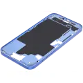 Mid-Frame Housing With Power And Volume Button Compatible For iPhone 16 Plus (US Version) (Used OEM Pull: Grade A) (Ultramarine)