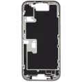 Mid-Frame Housing With Power And Volume Button Compatible For iPhone 16 Pro (US Version) (Used OEM Pull: Grade A) (Natural Titanium)
