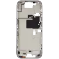 Mid-Frame Housing With Power And Volume Button Compatible For iPhone 16 Pro (US Version) (Used OEM Pull: Grade A) (Natural Titanium)