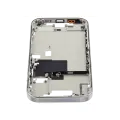 Mid-Frame Housing With Power And Volume Button Compatible For iPhone 16 Pro (US Version) (Used OEM Pull: Grade A) (Natural Titanium)