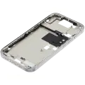 Mid-Frame Housing With Power And Volume Button Compatible For iPhone 16 Pro (US Version) (Used OEM Pull: Grade A) (Natural Titanium)