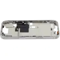 Mid-Frame Housing With Power And Volume Button Compatible For iPhone 16 Pro (US Version) (Used OEM Pull: Grade A) (Natural Titanium)