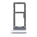Dual Sim Card Tray Compatible For Samsung Galaxy S8 / S8 Plus (Arctic Silver)