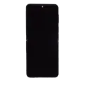 Inner OLED Assembly With Frame Compatible For Samsung Galaxy Z Flip 4 5G (US & International) (Used OEM Pull: Grade A) (Pink Gold)