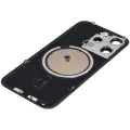 Back Glass With Steel Plate With MagSafe Magnet Pre-Installed Compatible For iPhone 15 Pro (No Logo) (Natural Titanium)