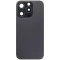 Back Glass With Steel Plate With MagSafe Magnet Pre-Installed Compatible For iPhone 15 Pro (No Logo) (Black Titanium)