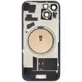 Back Glass With Steel Plate With MagSafe Magnet Pre-Installed Compatible For iPhone 15 (No Logo) (Yellow)