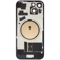 Back Glass With Steel Plate With MagSafe Magnet Pre-Installed Compatible For iPhone 15 (No Logo) (Pink)