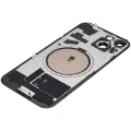 Back Glass With Steel Plate With MagSafe Magnet Pre-Installed Compatible For iPhone 15 (No Logo) (Pink)