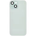 Back Glass With Steel Plate With MagSafe Magnet Pre-Installed Compatible For iPhone 15 (No Logo) (Green)