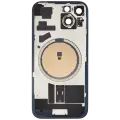 Back Glass With Steel Plate With MagSafe Magnet Pre-Installed Compatible For iPhone 15 (No Logo) (Green)