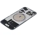 Back Glass With Steel Plate With MagSafe Magnet Pre-Installed Compatible For iPhone 15 (No Logo) (Green)