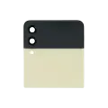 Outer OLED Assembly Compatible For Samsung Galaxy Z Flip 3 5G (US & International) (Used OEM Pull: Grade B/C) (Cream)