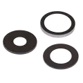 Back Camera Lens (Glass Only) With Adhesive Compatible For iPhone 15 Pro (3 Piece Set) (Real Sapphire) (Premium) (10 Pack)