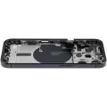 Back Housing W/ Small Pre-Installed Compatible For iPhone 15 Pro (International Version) (Used OEM Pull: Grade A) (Black Titanium)