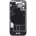 Back Glass With Steel Plate With Wireless NFC Charging MagSafe Magnet & Flashlight Flex Compatible For iPhone 16 (Used OEM Pull: Grade B) (Ultramarine)