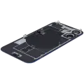 Back Glass With Steel Plate With Wireless NFC Charging MagSafe Magnet & Flashlight Flex Compatible For iPhone 16 (Used OEM Pull: Grade B) (Ultramarine)