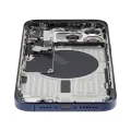 Back Housing W/ Small Pre-Installed Compatible For iPhone 15 Pro Max (International Version) (Used OEM Pull: Grade A) (Blue Titanium)
