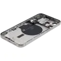Back Housing W/ Small Pre-Installed Compatible For iPhone 15 Pro Max (International Version) (Used OEM Pull: Grade A) (Natural Titanium)