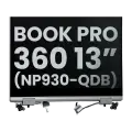 Complete LCD Display Assembly Compatible For Samsung Galaxy Book Pro 360 13" (NP930QDB) (Used OEM Pull: Grade A) (Silver)