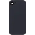 Back Glass With Steel Plate With Wireless NFC Charging MagSafe Magnet & Flashlight Flex Compatible For iPhone 16e (Used OEM Pull: Grade A) (Black)
