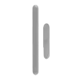 Hard Buttons Compatible For Samsung Galaxy S3 (Volume / Power) (Silver)