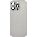Back Glass With Steel Plate With MagSafe Magnet Pre-Installed Compatible For iPhone 16 Pro (Service Pack) (Natural Titanium) 