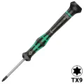 Kraftform Precision Torx screwdriver With Screw Hold Function For Electronics TX9 X 40 MM (2067) (Wera) 