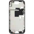 Mid-Frame Housing With Power And Volume Button Compatible For iPhone 16 Pro max (International Version) (Used OEM Pull: Grade A) (Black Titanium)
