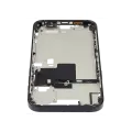 Mid-Frame Housing With Power And Volume Button Compatible For iPhone 16 Pro max (International Version) (Used OEM Pull: Grade A) (Black Titanium)