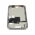 Mid-Frame Housing With Power And Volume Button Compatible For iPhone 16 Pro max (International Version) (Used OEM Pull: Grade A) (Natural Titanium)