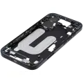 Mid-Frame Housing With Power And Volume Button Compatible For iPhone 16 (International Version) (Used OEM Pull: Grade A) (Black)