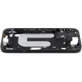 Mid-Frame Housing With Power And Volume Button Compatible For iPhone 16 (International Version) (Used OEM Pull: Grade A) (Black)