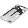 Mid-Frame Housing With Power And Volume Button Compatible For iPhone 16 (International Version) (Used OEM Pull: Grade A) (White)