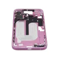 Mid-Frame Housing With Power And Volume Button Compatible For iPhone 16 Plus (International Version) (Used OEM Pull: Grade A) (Pink)
